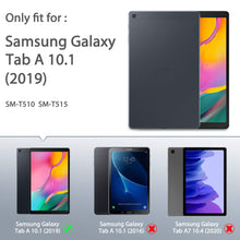 Laden Sie das Bild in den Galerie-Viewer, EasyAcc Hülle Kompatibel mit Samsung Galaxy Tab A 10.1 2019 T510/T515 - Ultra Dünn mit Standfunktion Slim PU Leder Smart Schutzhülle Kompatibel mit Samsung Galaxy Tab A 10.1 Zoll 2019, Schwarz