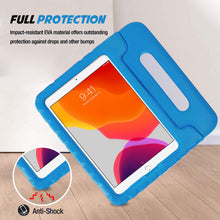 Laden Sie das Bild in den Galerie-Viewer, ProCase Kinder Hülle mit Kickstand für iPad 10.2" 2020 2019 / iPad Pro 10.5"/ iPad Air 3, Ultra Leicht Stoßfest Robust Kind Schutzhülle Umwandelbar Handgriff Handle Standfunktion -Blau