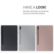 Laden Sie das Bild in den Galerie-Viewer, kwmobile Hülle kompatibel mit Samsung Galaxy Tab S7 - Silikon Tablet Cover Case Schutzhülle Transparent