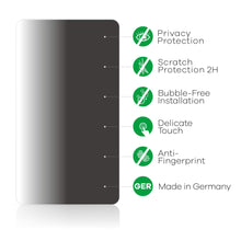 Laden Sie das Bild in den Galerie-Viewer, upscreen Anti-Spy Blickschutzfolie kompatibel mit Samsung Galaxy Tab A 10.5 2018 LTE Privacy Screen Sichtschutz Displayschutz-Folie