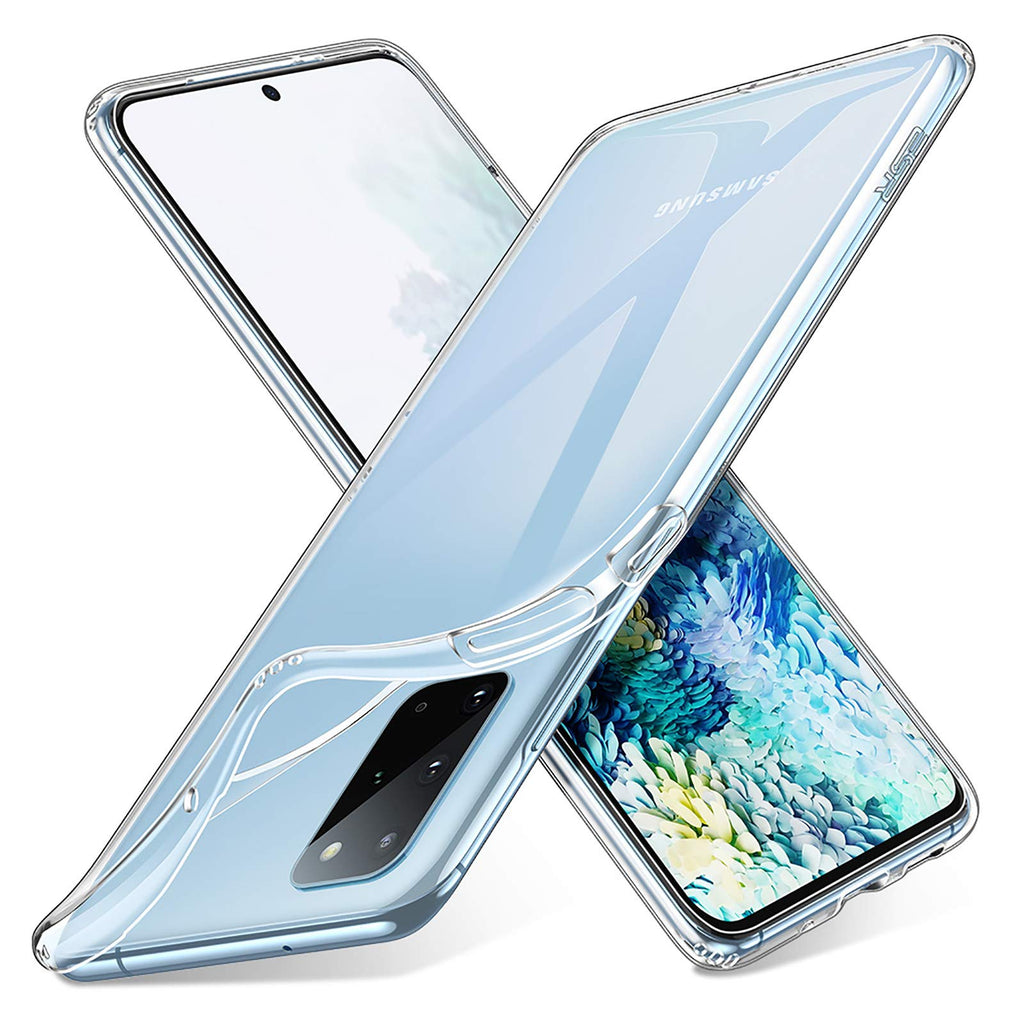 ESR Klare Silikon Hülle kompatibel mit Samsung Galaxy S20 Plus 2020, [Luftpolster] [Display- & Kameraschutz] [Ultra-dünn] Essential Zero Weiche Flexible TPU Hülle - Klar