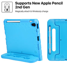 Laden Sie das Bild in den Galerie-Viewer, TNP Case for iPad Air 4th Gen 10.9" / iPad Pro 11" 2020 2018, Shockproof Convertible Handle Eva Kids Friendly Protective Stand Cover Fit for iPad Air 4 Generation 10.9 inch/iPad Pro 11 inch - Blue
