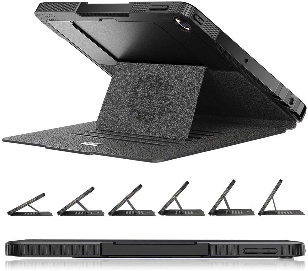 ZtotopCase Mehrfachwinkel Hülle für iPad 10.2 7. / 8. Generation,Stark magnetisch Schutzhülle mit Stifthalter,Stoßfest Sturzfest Hülle,Automatischem Schlaf/Aufwach,für iPad 10,2(iPad 7/iPad 8),Schwarz