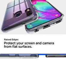 Laden Sie das Bild in den Galerie-Viewer, NEW'C Kompatibel mit Samsung Galaxy A40 Hülle, Ultra transparent Silikon Gel TPU Soft Cover Case SchutzKratzfeste mit Schock Absorption und Anti Scratch