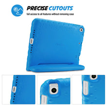 Laden Sie das Bild in den Galerie-Viewer, ProCase Kinder Hülle mit Kickstand für iPad 10.2" 2020 2019 / iPad Pro 10.5"/ iPad Air 3, Ultra Leicht Stoßfest Robust Kind Schutzhülle Umwandelbar Handgriff Handle Standfunktion -Blau