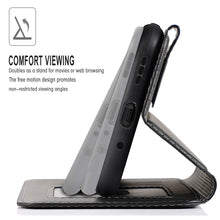 Laden Sie das Bild in den Galerie-Viewer, LeYi Hülle für Xiaomi Redmi 9C / 9C PU Leder Handyhülle Stoßfest Wallet Etui Magnet Schutzhülle Tasche Slim Silikon Soft Cover Bumper TPU Case für Handy Redmi 9C Matt Schwarz