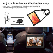 Laden Sie das Bild in den Galerie-Viewer, ProCase Hart Hülle für Galaxy Tab A7 10.4” 2020(SM-T500 T505 T507), Stoßfest Schutzhülle mit verstellbar Handschlaufe, Robust Heavy Duty Hybrid –Schwarz