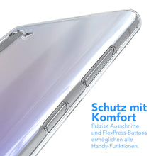 Laden Sie das Bild in den Galerie-Viewer, EAZY CASE Hülle kompatibel mit Samsung Galaxy Note 10 Schutzhülle Silikon, Ultra dünn, Slimcover, Handyhülle, Silikonhülle, Backcover, Durchsichtig, Klar, Transparent