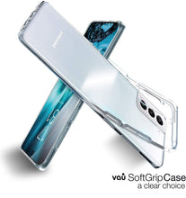 Laden Sie das Bild in den Galerie-Viewer, vau SoftGrip Case kompatibel mit Samsung Galaxy S21 Plus (6.7") – Hülle weich dünn transparent durchsichtig klar Handyhülle aus Silikon