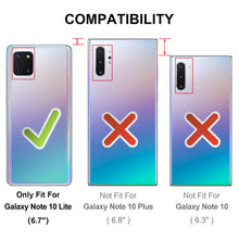Laden Sie das Bild in den Galerie-Viewer, HOOMIL Handyhülle für Samsung Galaxy Note 10 Lite Hülle, Premium Leder Flip Schutzhülle für Samsung Galaxy Note 10 Lite Tasche - Schwarz