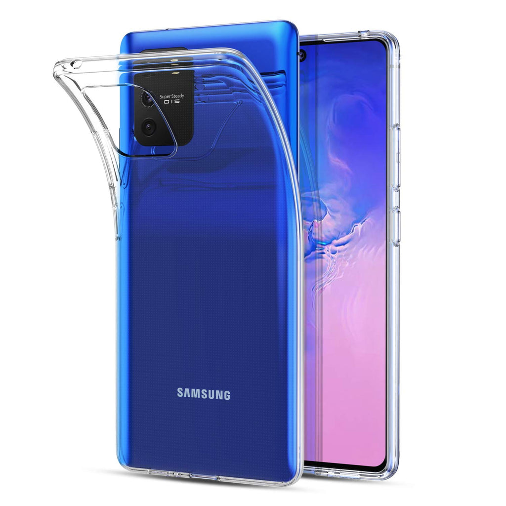 ORNARTO Durchsichtig Kompatibel mit Samsung S10 Lite Hülle, Transparent TPU Flexible Silikon Handyhülle Schutzhülle Case für Samsung Galaxy S10 Lite(2020) 6,7”-Klar