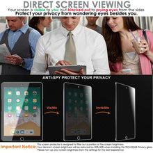 Laden Sie das Bild in den Galerie-Viewer, TECHGEAR Antispy Privatsphäre Panzerglas für Galaxy Tab S5e 10,5 (SM-T720 / SM-T725 Serie) - Privacy Panzerglas Displayschutzfolie aus gehärtetem Glas Kompatibel mit Samsung Galaxy Tab S5e 10,5 2019