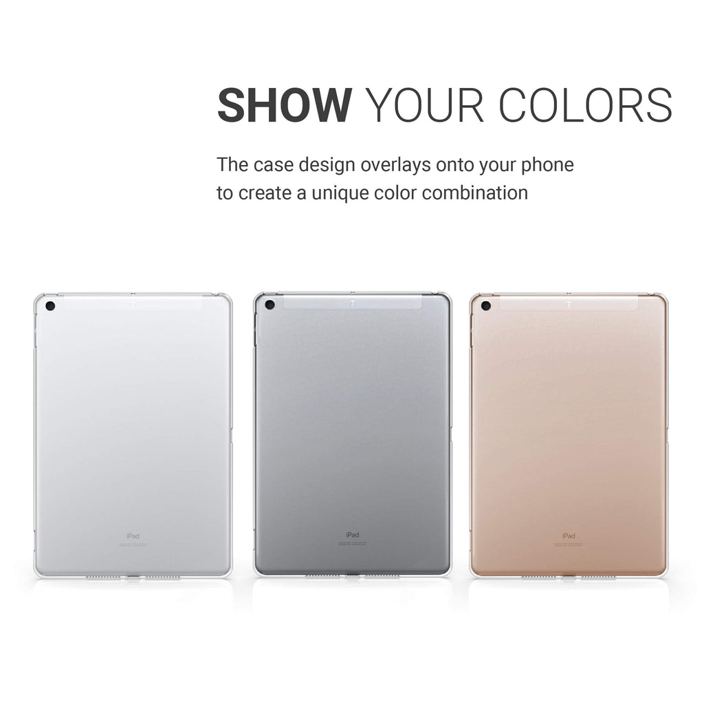 kwmobile Hülle kompatibel mit Apple iPad 10.2 (2020/8. Gen) - Silikon Tablet Cover Case Schutzhülle Transparent