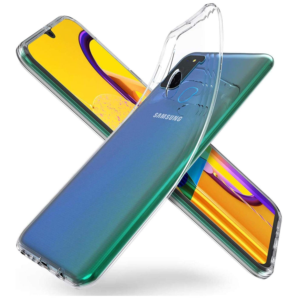 Verco Handyhülle für Samsung M31 Case, Handy Cover für Samsung Galaxy M31 Hülle Transparent Dünn Klar Silikon, durchsichtig