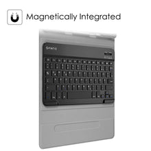 Laden Sie das Bild in den Galerie-Viewer, Fintie Tastatur Hülle für Samsung Galaxy Tab S7 11 Zoll 2020 SM-T870 / SM-T875 Tablet-PC, Ultradünn leicht Schutzhülle mit magnetisch Abnehmbarer drahtloser Deutscher Bluetooth Tastatur, Schwarz