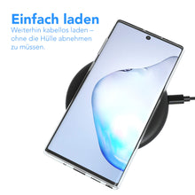Laden Sie das Bild in den Galerie-Viewer, EAZY CASE Hülle kompatibel mit Samsung Galaxy Note 10 Schutzhülle Silikon, Ultra dünn, Slimcover, Handyhülle, Silikonhülle, Backcover, Durchsichtig, Klar, Transparent