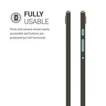 Laden Sie das Bild in den Galerie-Viewer, kwmobile Hülle kompatibel mit Samsung Galaxy Tab S6 Lite - Silikon Tablet Cover Case Schutzhülle Schwarz Transparent