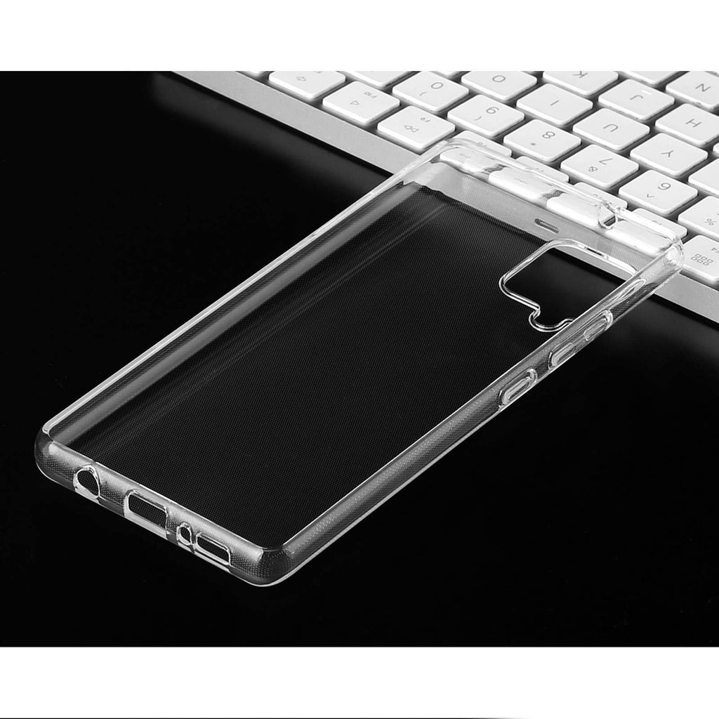 32nd Klare Gel Series - Crystal Clear Gel Ultra Dünn Schutzhülle Case Silikon für Samsung Galaxy A42 5G (2020), Durchsichtige Backcover Handyhülle TPU Hülle - Transparent