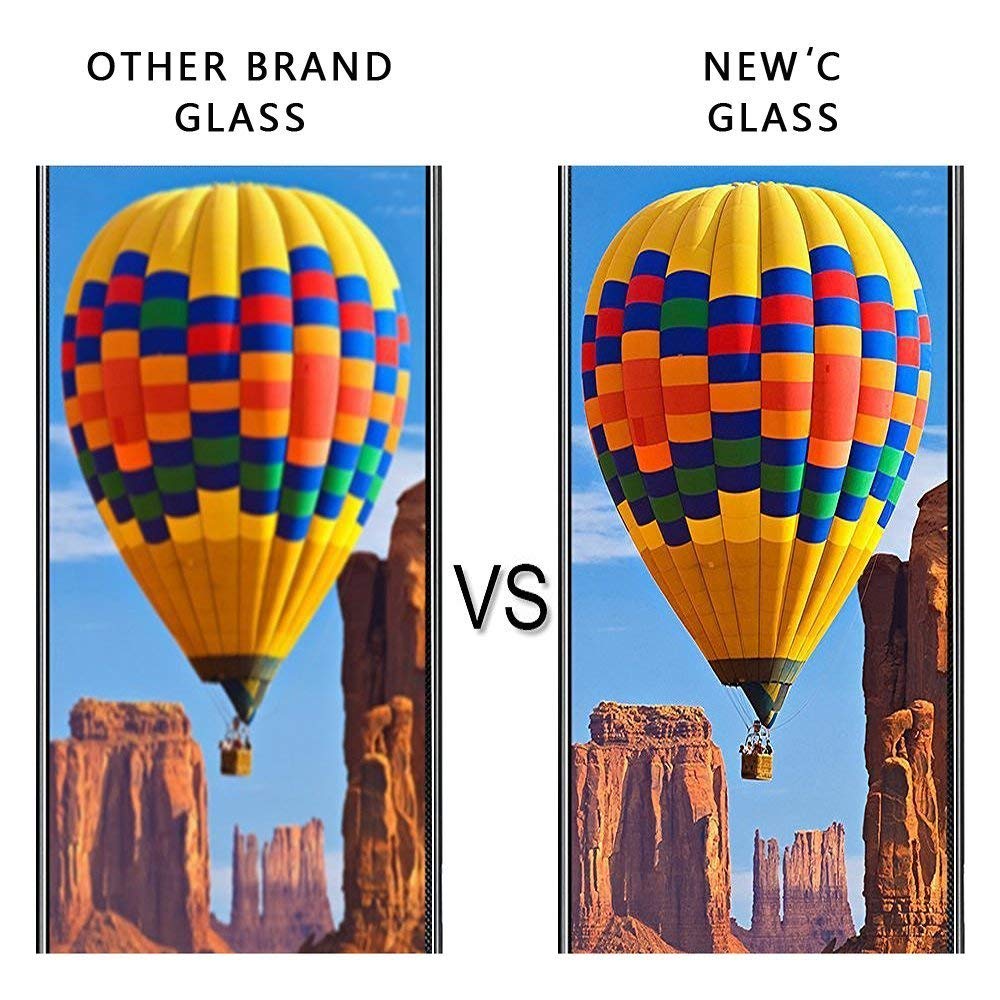 NEW'C, Schutzfolie Panzerglas für Samsung Galaxy A21s, Frei von Kratzern, 9H Härte, HD Displayschutzfolie, 0.33mm Ultra-klar, Ultrabeständig