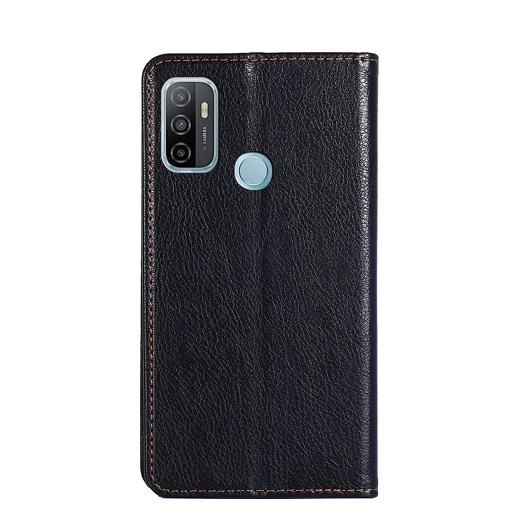 FANFO® Hülle für Oppo A53s/Oppo A53 2020 HandyHülle, Premium Folio PU/TPU Leder Tasche Magnetverschlüsse Schutzhülle Flip Wallet Klapphülle Book Style Case Cover, Schwarz