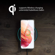 Laden Sie das Bild in den Galerie-Viewer, vau SoftGrip Case kompatibel mit Samsung Galaxy S21 Plus (6.7") – Hülle weich dünn transparent durchsichtig klar Handyhülle aus Silikon