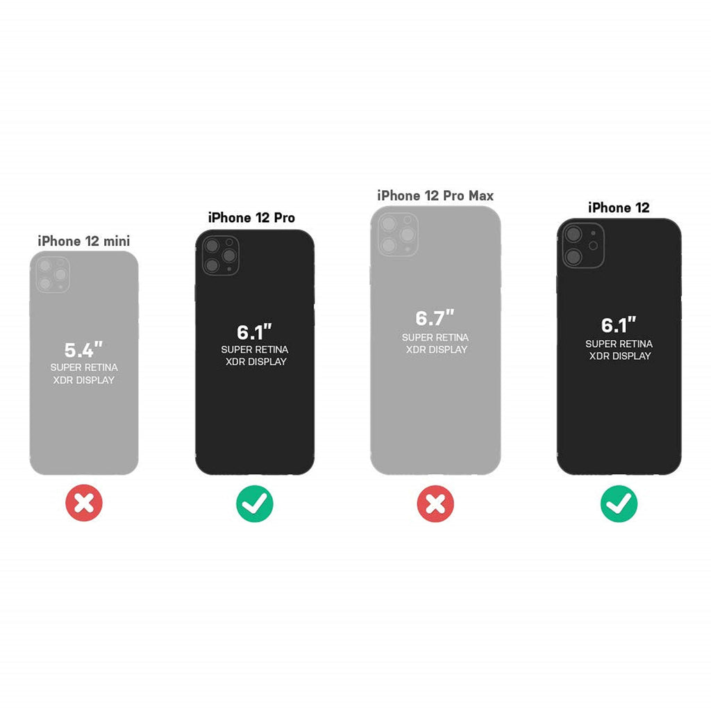 OtterBox für Apple iPhone 12/iPhone 12 Pro, Displayschutz aus gehärtetem Glas, Performance Glass, Transparent