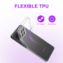 Laden Sie das Bild in den Galerie-Viewer, FACAI Crystal Clear Hülle Kompatibel Samsung Galaxy A12, Transparent Anti-Vergilbung Silikon Dünne Weiche handyhülle, Anti-Fingerabdruck Kratzfest Stoßfest TPU Schutzhülle für Samsung Galaxy A12