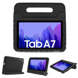 ProCase Kinder Hülle mit Kickstand für Galaxy Tab A7 10.4 Zoll 2020 (Model:SM-T500/ T505/ T507, Ultra Leicht Stoßfest Robust Kind Schutzhülle Umwandelbar Handgriff Handle Standfunktion –Schwarz
