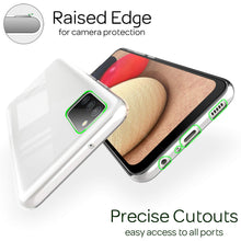 Laden Sie das Bild in den Galerie-Viewer, NALIA Klare Handyhülle kompatibel mit Samsung Galaxy A02s Hülle, Transparente Silikon Schutzhülle Clear Case Soft Phone Cover, Dünne Durchsichtige Handy-Tasche Ultra-Slim Bumper Etui Schale Backcover
