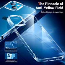 Laden Sie das Bild in den Galerie-Viewer, TORRAS SoftCare für iPhone 13 Hülle Elastisches Silikon (Super Hautfreundlicher Griff) Knetbare Kratzfest Handyhülle iPhone 13 Transparent (Ultra Dünn Leicht) Schutzhülle iPhone 13 Case Crystal Clear