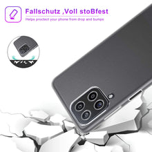 Laden Sie das Bild in den Galerie-Viewer, FACAI Crystal Clear Hülle Kompatibel Samsung Galaxy A12, Transparent Anti-Vergilbung Silikon Dünne Weiche handyhülle, Anti-Fingerabdruck Kratzfest Stoßfest TPU Schutzhülle für Samsung Galaxy A12