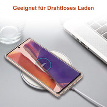 Laden Sie das Bild in den Galerie-Viewer, Eiselen Silikon Hülle Kompatibel mit Samsung Galaxy Note 20, Weiche case, Ultra-dünne Stylische Stoßfest Fallschutz Vollkörperschutz Handyhülle Schutzhülle für Samsung Galaxy Note 20 - Klar