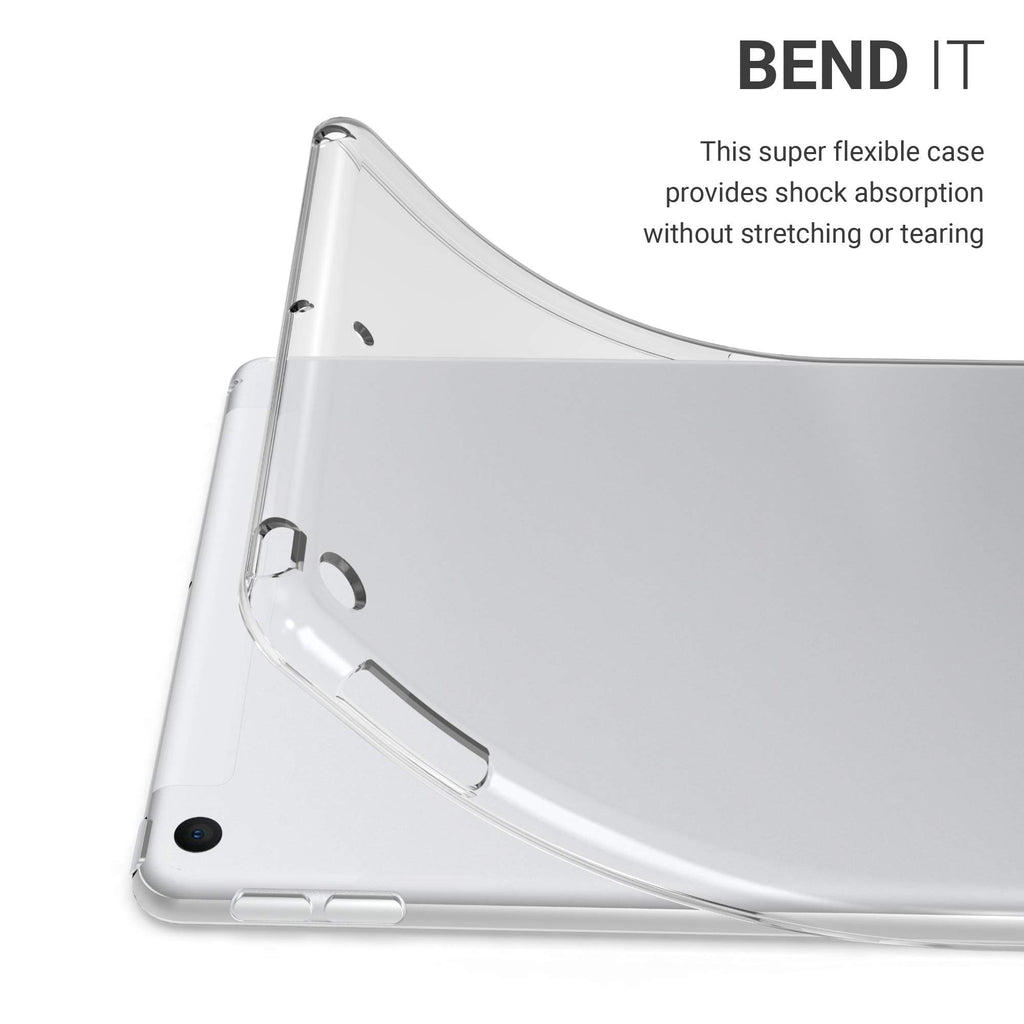 kwmobile Hülle kompatibel mit Apple iPad 10.2 (2020/8. Gen) - Silikon Tablet Cover Case Schutzhülle Transparent