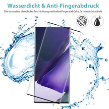 Laden Sie das Bild in den Galerie-Viewer, Carantee Panzerglas Schutzfolie für Samsung Galaxy Note 20 Ultra, 3D Vollständige Abdeckung 9H Panzerglasfolie, Anti-Bläschen, Kratzfeste HD Displayschutzfolie für Samsung Note 20 Ultra
