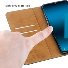 Laden Sie das Bild in den Galerie-Viewer, HOOMIL Handyhülle für Samsung Galaxy A40 Hülle, Premium Leder Flip Schutzhülle für Samsung Galaxy A40 Tasche, Schwarz