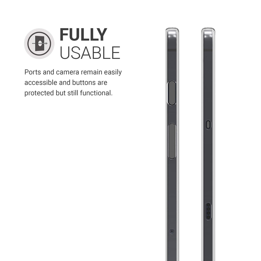 kwmobile Hülle kompatibel mit Samsung Galaxy Tab S7 - Silikon Tablet Cover Case Schutzhülle Transparent