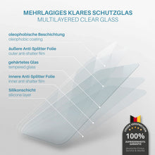 Laden Sie das Bild in den Galerie-Viewer, moex Panzerglas kompatibel mit Samsung Galaxy A72 / A72 5G - Schutzfolie aus Glas, bruchsichere Displayschutz Folie, Crystal Clear Panzerglasfolie