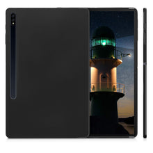 Laden Sie das Bild in den Galerie-Viewer, kwmobile Hülle kompatibel mit Samsung Galaxy Tab S7 Plus - Silikon Tablet Cover Case Schutzhülle Schwarz matt