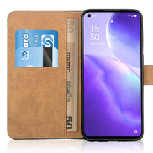 Laden Sie das Bild in den Galerie-Viewer, SDTEK Hülle Kompatibel mit Oppo Find X3 Lite, (Schwarz) Tasche Leder Flip Case Brieftasche Book Etui Schutzhülle Handyhülle