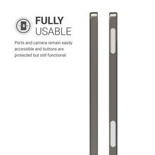 Laden Sie das Bild in den Galerie-Viewer, kwmobile Hülle kompatibel mit Apple iPad Air 4 (2020) - Silikon Tablet Cover Case Schutzhülle Schwarz Transparent