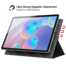 Laden Sie das Bild in den Galerie-Viewer, Ztotops Hülle für Samsung Galaxy Tab S6 10.5, Ultra dünn Smart Magnetische Abdeckung, Mit S Pen Halter und Auto Schlaf/Wach Funktion, für Samsung Galaxy Tab S6 10.5 Zoll 2019 (SM-T860/T865), Schwarz