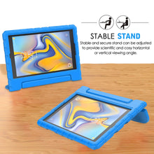 Laden Sie das Bild in den Galerie-Viewer, MoKo Hülle für Samsung Galaxy Tab A 10.5", Superleicht Eva Stoßfest Kinderfreundlich Schutzhülle mit umwandelbarer Handgriff und Standfunktion für Galaxy Tab A 10.5" (SM-T590 and SM-T595) 2018 - Blau