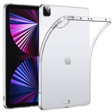 Laden Sie das Bild in den Galerie-Viewer, HBorna Transparente Schutzhülle für iPad Pro 12,9 Zoll (32,8 cm), 5. Generation 2021, unterstützt Apple Pencil 2. Generation, schlanke, leichte Silikon-Rückabdeckung für iPad Pro 12,9 / 5. Generation.