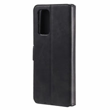 Laden Sie das Bild in den Galerie-Viewer, LINER Hülle für Oppo A74 5G / Oppo A54 5G, Handyhülle mit Kartenfächer Premium PU Leder Flip Case Magnetverschluss Standfunktion Stoßfest Schutzhülle für Oppo A74 5G / Oppo A54 5G - Schwarz