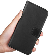 Laden Sie das Bild in den Galerie-Viewer, HOOMIL Handyhülle für Samsung Galaxy Xcover 4 Hülle, Samsung Galaxy Xcover 4S Hülle, Premium PU Leder Flip Schutzhülle für Samsung Galaxy Xcover 4/4s Tasche, Schwarz