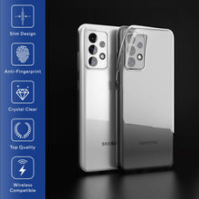 Laden Sie das Bild in den Galerie-Viewer, UTECTION Silikonhülle für Samsung Galaxy A52 - Kein Vergilben, durchsichtige Hülle - Ultra Clear Flex Case transparent - Flexible dünne Handyhülle, leicht, passgenau - TPU Soft Schutzhülle