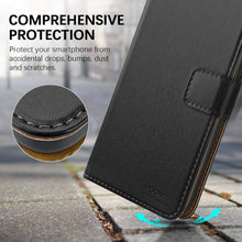 Laden Sie das Bild in den Galerie-Viewer, HOOMIL Handyhülle für Samsung Galaxy S10 Lite Hülle, Premium Leder Flip Schutzhülle für Samsung Galaxy S10 Lite Tasche - Schwarz