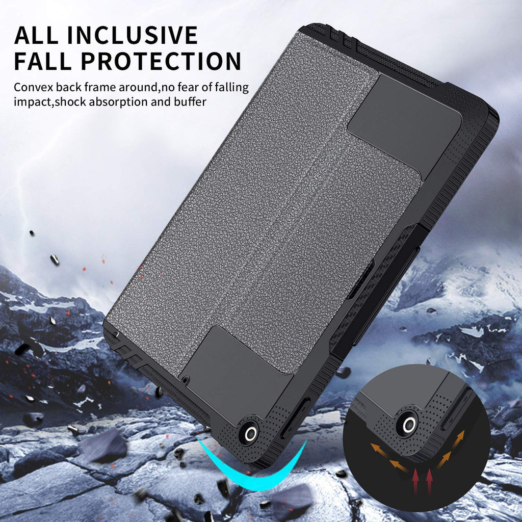 ZtotopCase Mehrfachwinkel Hülle für iPad 10.2 7. / 8. Generation,Stark magnetisch Schutzhülle mit Stifthalter,Stoßfest Sturzfest Hülle,Automatischem Schlaf/Aufwach,für iPad 10,2(iPad 7/iPad 8),Schwarz