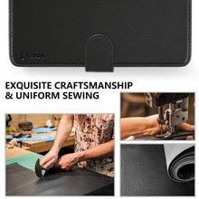 Laden Sie das Bild in den Galerie-Viewer, Vakoo Wallet Serie Handyhülle für Xiaomi Redmi Note 9S Hülle, Xiaomi Redmi Note 9 Pro Hülle, Schwarz