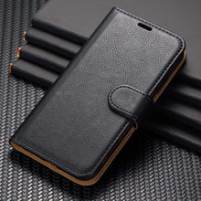 Laden Sie das Bild in den Galerie-Viewer, Case Collection Hochwertige Leder hülle für OnePlus Nord N10 5G Hülle (6,49") mit Kreditkarten, Geldfächern und Standfunktion für OnePlus Nord N10 5G Hülle